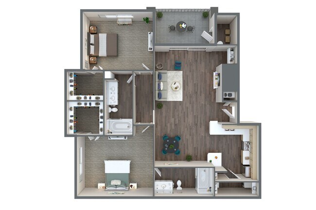 Unit 2040 2040 floor plan